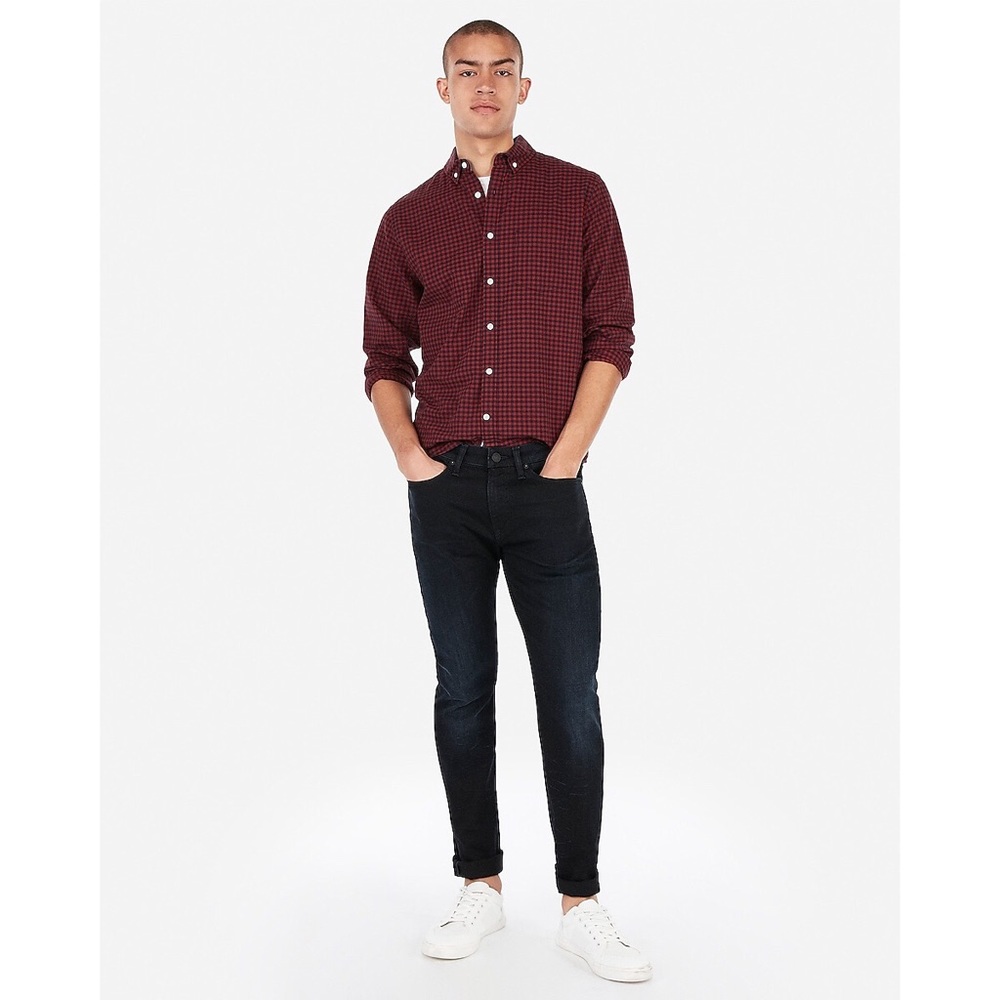 Express Slim Dark Wash Hyper Stretch Jeans